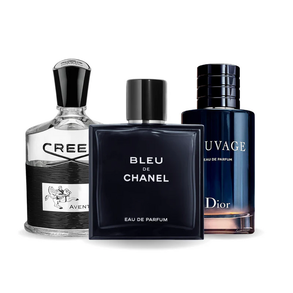Creed Aventus + Bleu de Chanel + Dior Sauvage – 3 al prezzo di 1 (Pre Black Friday) 100ml (Cópia)